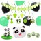 Panda Birthday Party Supplies with Balloons, Cake Toppers, Decorations (49 Pieces)